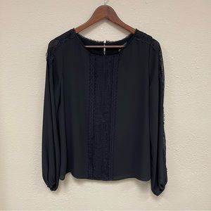 White House Black Market Lace Detail Blouse - Size 10.  Never Worn!